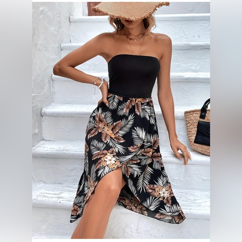 New never worn tube tap style vacation dress